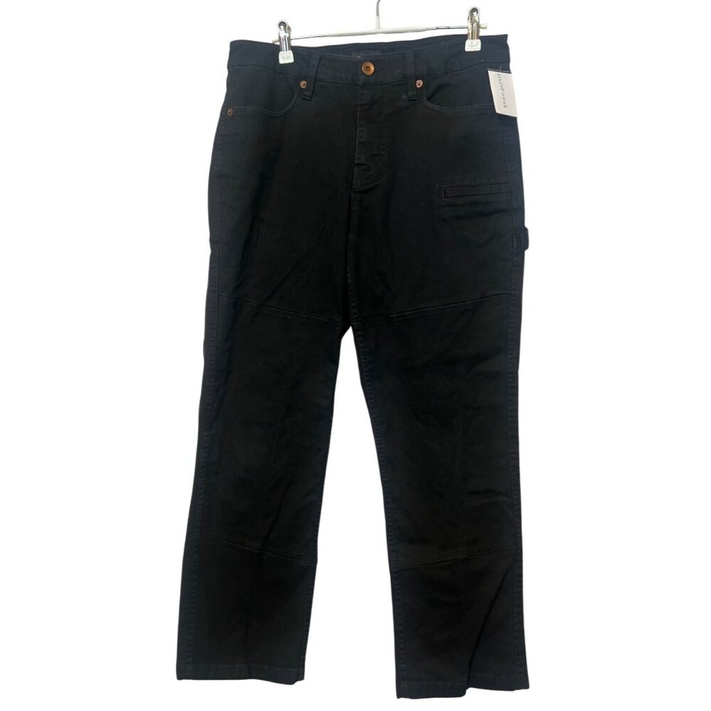 Brixton Mens Black Carpenter‎ Utility Workwear Pants 30X27" Straight Fit